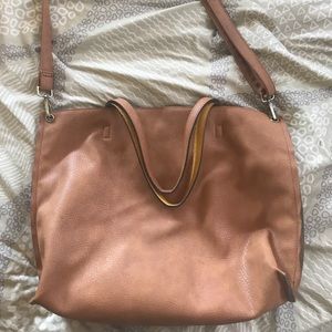 Free People Slouchy Vegan Tote - Reversible
